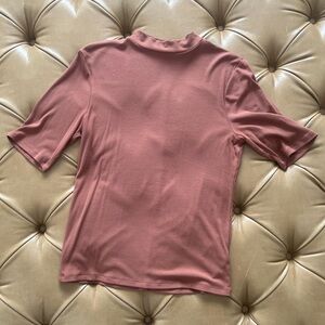 A New Day, Terra Cotta Mockneck T, Size: Small